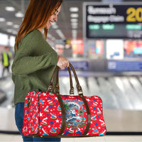 Christmas In July USA Soccer Travel Bag Surfing Santa Flamingo Summer Watermelon