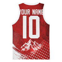 Personalized Switzerland Ibex Soccer 2026 Basketball Jersey Grunge Swiss Football Cross Mountain
