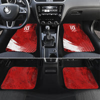 Personalized Switzerland Ibex Soccer 2026 Car Mats Grunge Swiss Football Cross Mountain