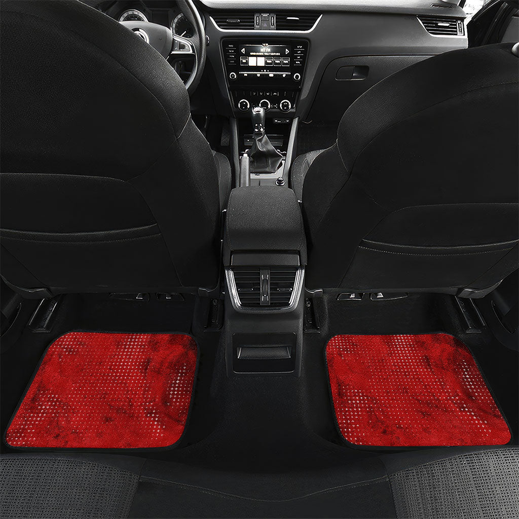 Personalized Switzerland Ibex Soccer 2026 Car Mats Grunge Swiss Football Cross Mountain