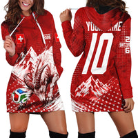 Personalized Switzerland Ibex Soccer 2026 Hoodie Dress Grunge Swiss Football Cross Mountain