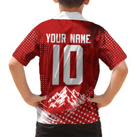 Personalized Switzerland Ibex Soccer 2026 Kid Hawaiian Shirt Grunge Swiss Football Cross Mountain