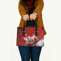 Personalized Switzerland Ibex Soccer 2026 Leather Bag Grunge Swiss Football Cross Mountain