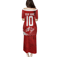 Personalized Switzerland Ibex Soccer 2026 Puletasi Grunge Swiss Football Cross Mountain