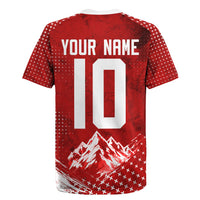 Personalized Switzerland Ibex Soccer 2026 Rugby Jersey Grunge Swiss Football Cross Mountain