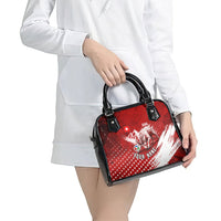 Personalized Switzerland Ibex Soccer 2026 Shoulder Handbag Grunge Swiss Football Cross Mountain
