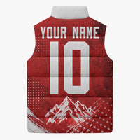 Personalized Switzerland Ibex Soccer 2026 Sleeveless Puffer Jacket Grunge Swiss Football Cross Mountain