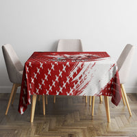 Personalized Switzerland Ibex Soccer 2026 Tablecloth Grunge Swiss Football Cross Mountain