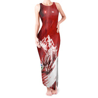 Personalized Switzerland Ibex Soccer 2026 Tank Maxi Dress Grunge Swiss Football Cross Mountain