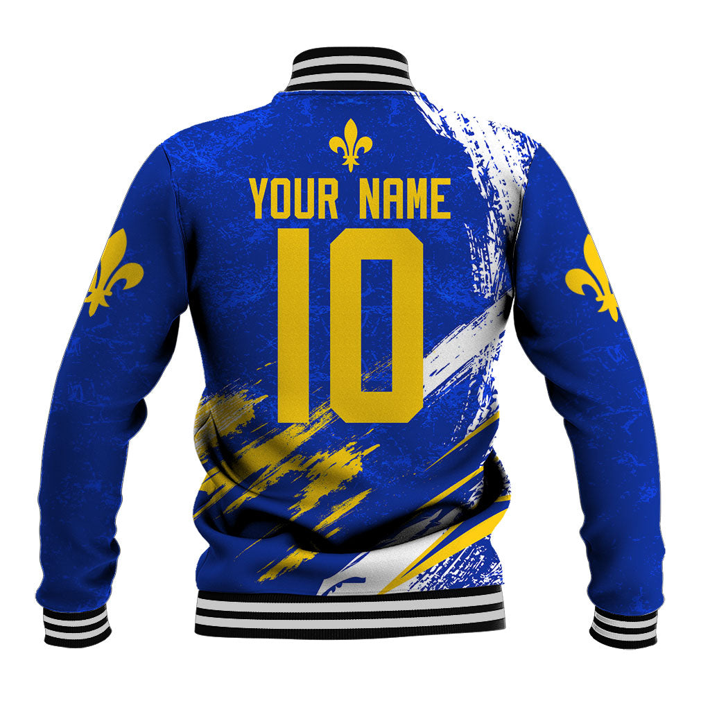 Personalized Bosnia Herzegovina Dragon Soccer Baseball Jacket Bosnian Football Flag Stars Fleur De Lis Grunge