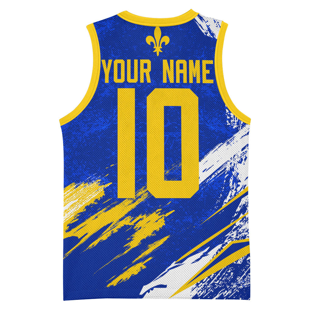 Personalized Bosnia Herzegovina Dragon Soccer Basketball Jersey Bosnian Football Flag Stars Fleur De Lis Grunge