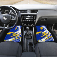 Personalized Bosnia Herzegovina Dragon Soccer Car Mats Bosnian Football Flag Stars Fleur De Lis Grunge