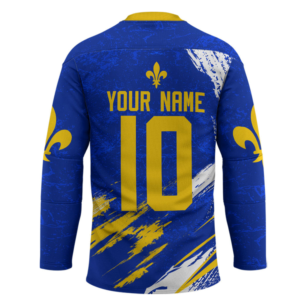 Personalized Bosnia Herzegovina Dragon Soccer Hockey Jersey Bosnian Football Flag Stars Fleur De Lis Grunge