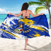 Personalized Bosnia Herzegovina Dragon Soccer Sarong Bosnian Football Flag Stars Fleur De Lis Grunge