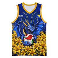 Personalized Bosnia Herzegovina Dragon Soccer Basketball Jersey Football Golden Lily Bosnian Flag Cheering Fans