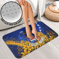 Personalized Bosnia Herzegovina Dragon Soccer Bathroom Set Football Golden Lily Bosnian Flag Cheering Fans