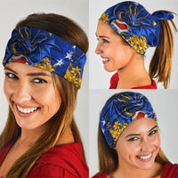 Personalized Bosnia Herzegovina Dragon Soccer Neck Gaiter Football Golden Lily Bosnian Flag Cheering Fans
