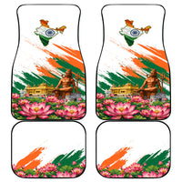 India 80th Independence Day Car Mats Ashoka Chakra Lotus Landmarks Shiva