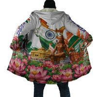 India 80th Independence Day Cloak Ashoka Chakra Lotus Landmarks Shiva