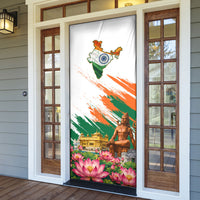 India 80th Independence Day Door Cover Ashoka Chakra Lotus Landmarks Shiva