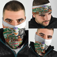 India 80th Independence Day Neck Gaiter Ashoka Chakra Lotus Landmarks Shiva
