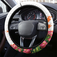 India 80th Independence Day Steering Wheel Cover Ashoka Chakra Lotus Landmarks Shiva