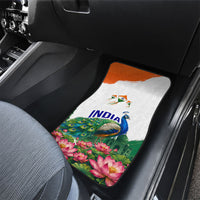 India 80th Independence Day Car Mats India Gate Peacock Lotus Heritage Landmarks