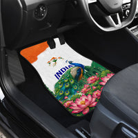 India 80th Independence Day Car Mats India Gate Peacock Lotus Heritage Landmarks
