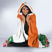 India 80th Independence Day Hooded Blanket India Gate Peacock Lotus Heritage Landmarks
