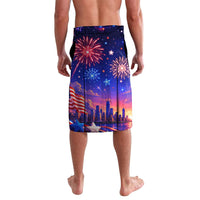 Golden Retriever My Dog Is A Democrat Lavalava Patriotic Statue Of Liberty Fireworks