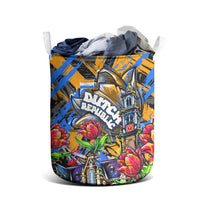 Amsterdam Dutch Republic Netherlands Laundry Basket Urban Graffiti Patriotic Landmark Tulips