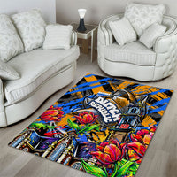 Amsterdam Dutch Republic Netherlands Area Rug Urban Graffiti Patriotic Landmark Tulips