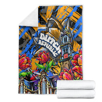 Amsterdam Dutch Republic Netherlands Blanket Urban Graffiti Patriotic Landmark Tulips