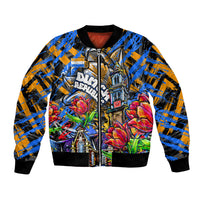 Amsterdam Dutch Republic Netherlands Bomber Jacket Urban Graffiti Patriotic Landmark Tulips