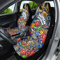 Amsterdam Dutch Republic Netherlands Car Seat Cover Urban Graffiti Patriotic Landmark Tulips