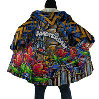Amsterdam Dutch Republic Netherlands Cloak Urban Graffiti Patriotic Landmark Tulips