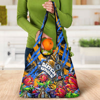 Amsterdam Dutch Republic Netherlands Grocery Bag Urban Graffiti Patriotic Landmark Tulips