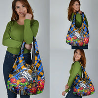 Amsterdam Dutch Republic Netherlands Grocery Bag Urban Graffiti Patriotic Landmark Tulips