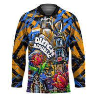 Amsterdam Dutch Republic Netherlands Hockey Jersey Urban Graffiti Patriotic Landmark Tulips
