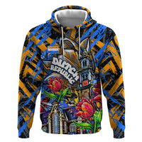Amsterdam Dutch Republic Netherlands Hoodie Urban Graffiti Patriotic Landmark Tulips