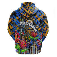 Amsterdam Dutch Republic Netherlands Hoodie Urban Graffiti Patriotic Landmark Tulips