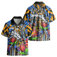 Amsterdam Dutch Republic Netherlands Kid Hawaiian Shirt Urban Graffiti Patriotic Landmark Tulips
