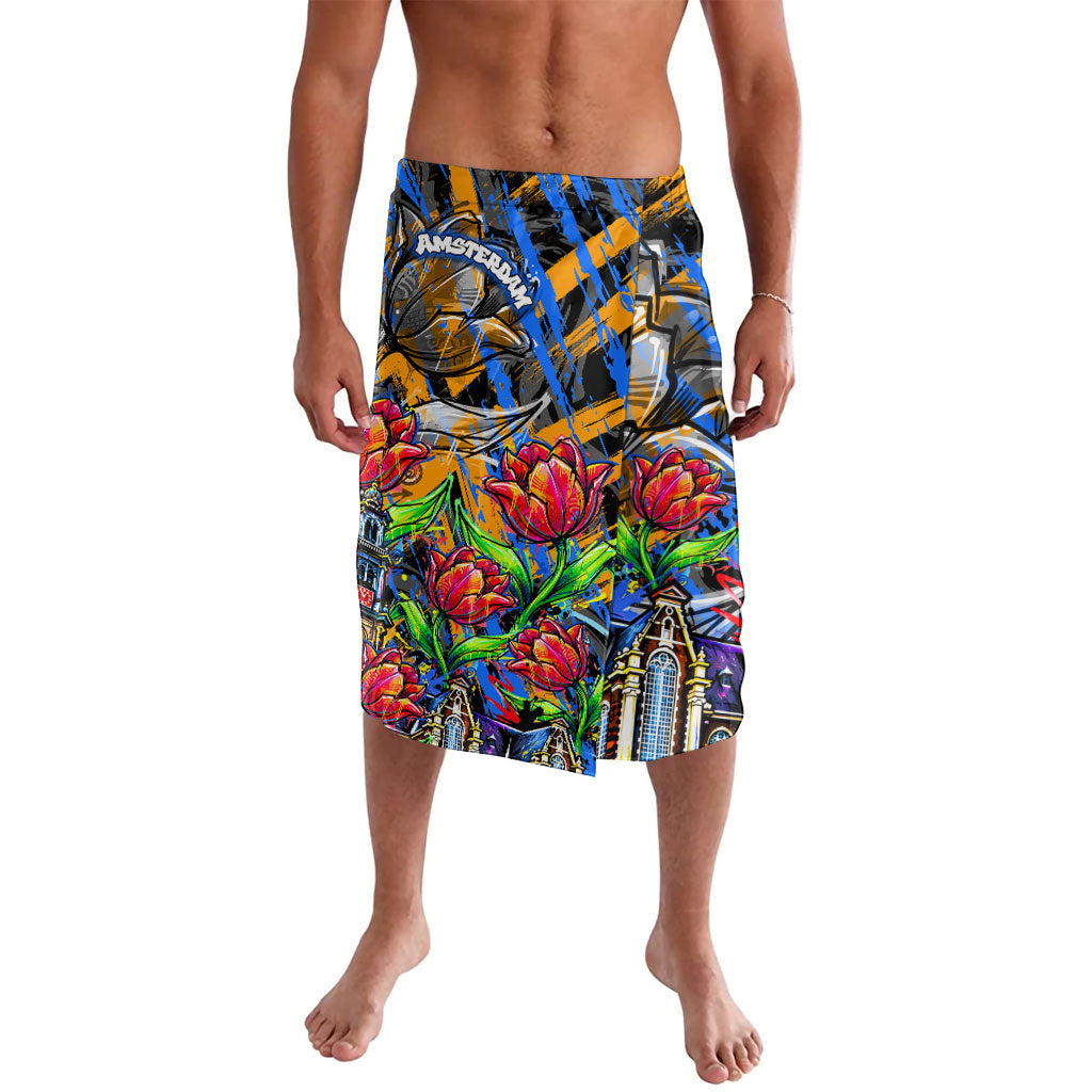 Amsterdam Dutch Republic Netherlands Lavalava Urban Graffiti Patriotic Landmark Tulips