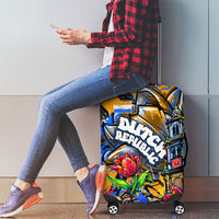 Amsterdam Dutch Republic Netherlands Luggage Cover Urban Graffiti Patriotic Landmark Tulips