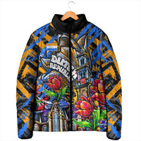 Amsterdam Dutch Republic Netherlands Padded Jacket Urban Graffiti Patriotic Landmark Tulips
