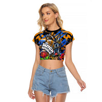 Amsterdam Dutch Republic Netherlands Raglan Cropped T Shirt Urban Graffiti Patriotic Landmark Tulips