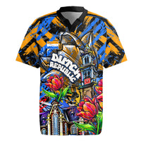 Amsterdam Dutch Republic Netherlands Rugby Jersey Urban Graffiti Patriotic Landmark Tulips