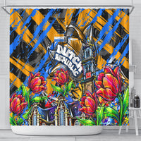 Amsterdam Dutch Republic Netherlands Shower Curtain Urban Graffiti Patriotic Landmark Tulips