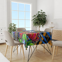 Amsterdam Dutch Republic Netherlands Tablecloth Urban Graffiti Patriotic Landmark Tulips
