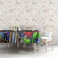 Amsterdam Dutch Republic Netherlands Tablecloth Urban Graffiti Patriotic Landmark Tulips